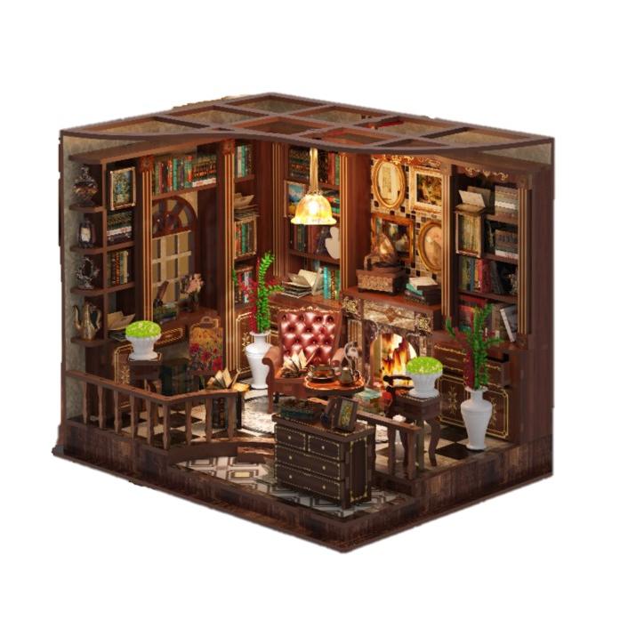 【X196】希少 KTジオラマハウスDX2F 未開封品 ドールハウス キット マジックハウス 手作り 魔法の家 子供 ミニチュア