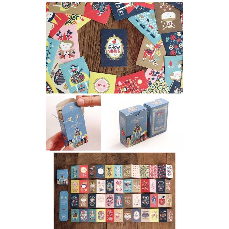 送料無料 童話イラスト ミニラベルセット シール ステッカー