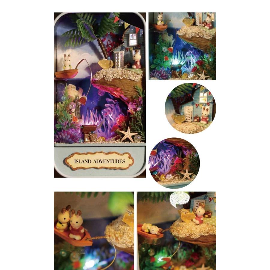 ミニチュア ドールハウス ドールハウスキット 手作り 木製