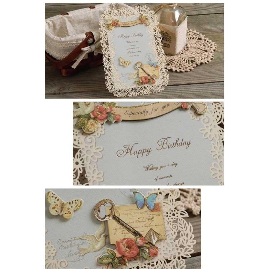 レース フレーム メッセージカード メッセージ フラワー 誕生日 送別 卒業 プレゼント ギフト カード 記念日 異動 9809 9809 ファンシーアクセのhumming F 通販 Yahoo ショッピング