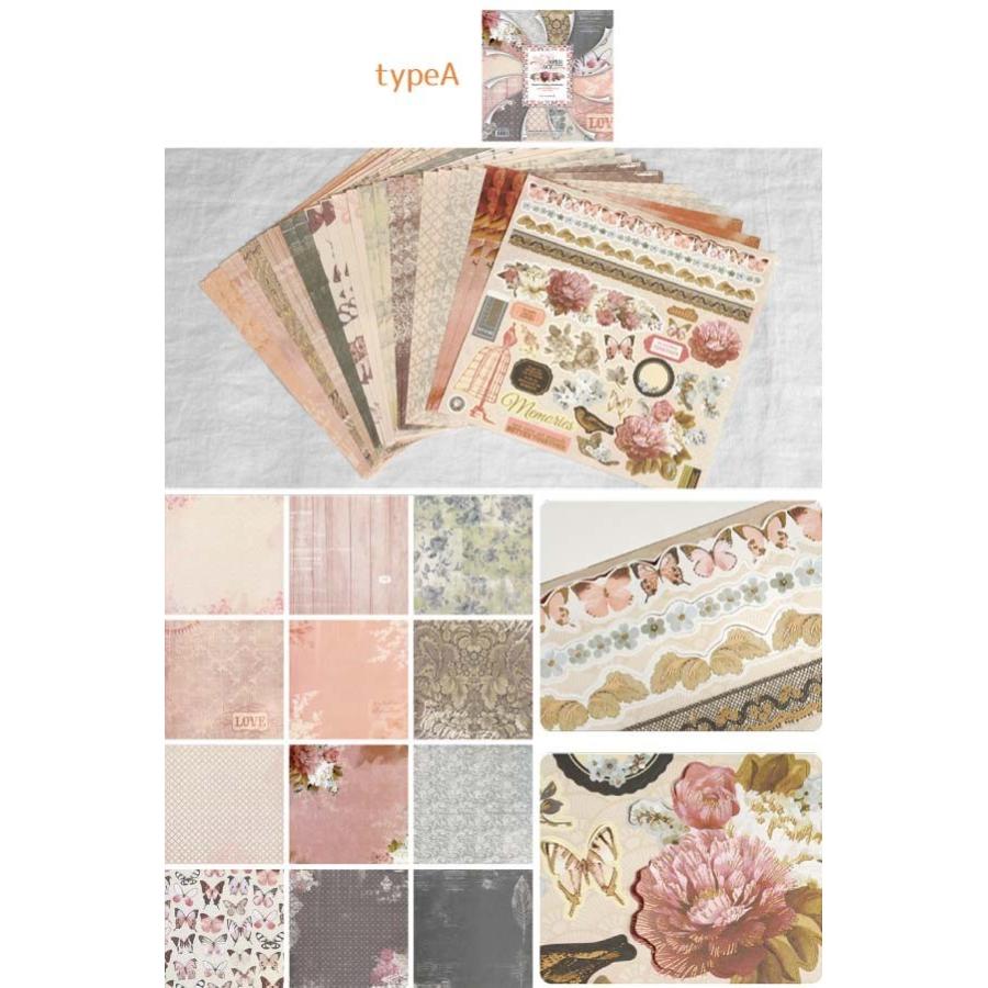 デコレーション ペーパー ブック C ラッピング デコ カラフル