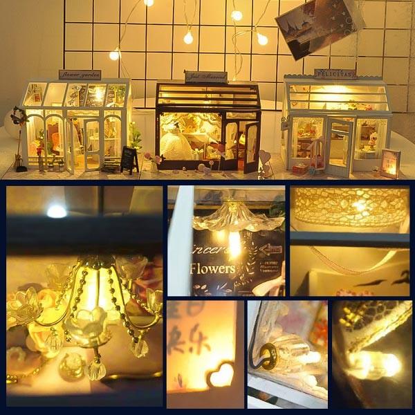 ドールハウス キット ミニチュア 手作り お店 ジオラマ Diy 花屋 ブライダル スイーツ 家具 ショップ 9910 9910 ファンシーアクセのhumming F 通販 Yahoo ショッピング