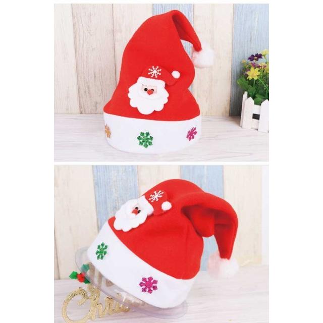 【レア】スティッチ サンタ帽子 フィギュア　クリスマス HEADS/クリスマスサンタ帽子-1(10枚)/X-HAT1 - 花材通販はなどん