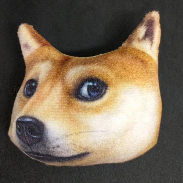 バッジ doge ブローチ 柴犬 ぬいぐるみ 犬 バッチ 雑貨 イヌ かわいい 