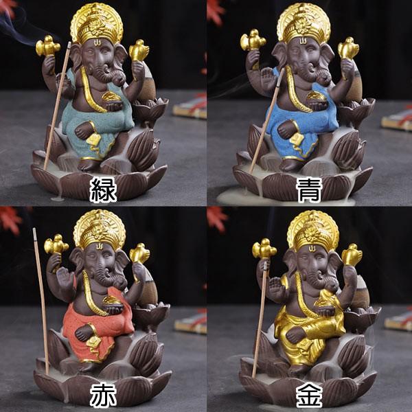 開運 インド 神様 ガーネシア  携帯 コンパクト お香立て 【真鍮製】 開運 インド 神様 ガーネシア 携帯 コンパクト お香立て 【真鍮製】