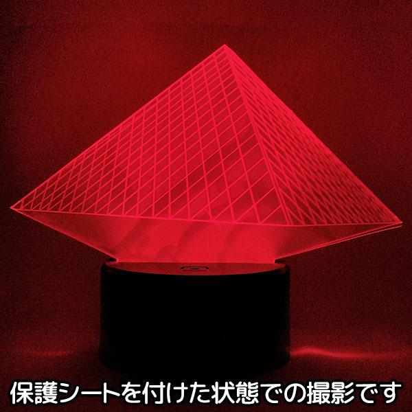 テーブルライト ピラミッド アクリル スタンド ライト LED