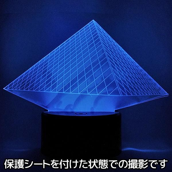 テーブルライト ピラミッド アクリル スタンド ライト LED