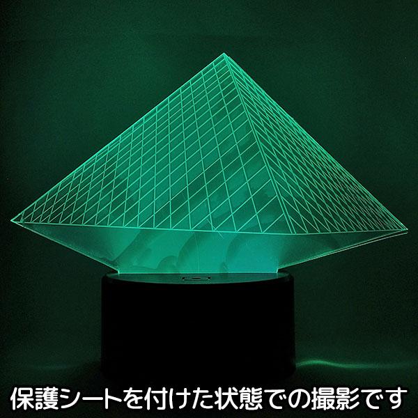 テーブルライト ピラミッド アクリル スタンド ライト LED