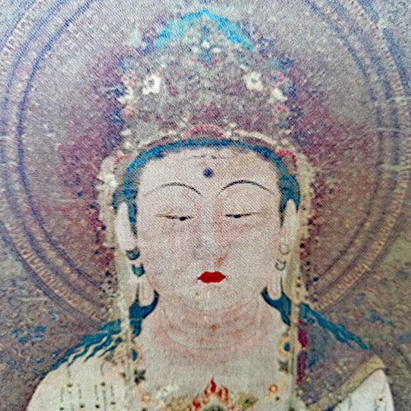 掛け軸 虚空蔵菩薩 仏画 丑年 寅年 守り本尊 インテリア 仏教 アジアン