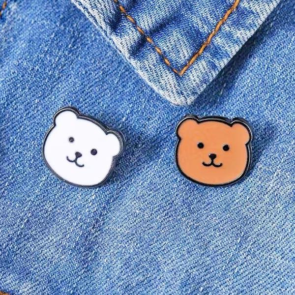 ピンバッジ クマ ピンブローチ 熊 アクセサリー ピンズ コレクション