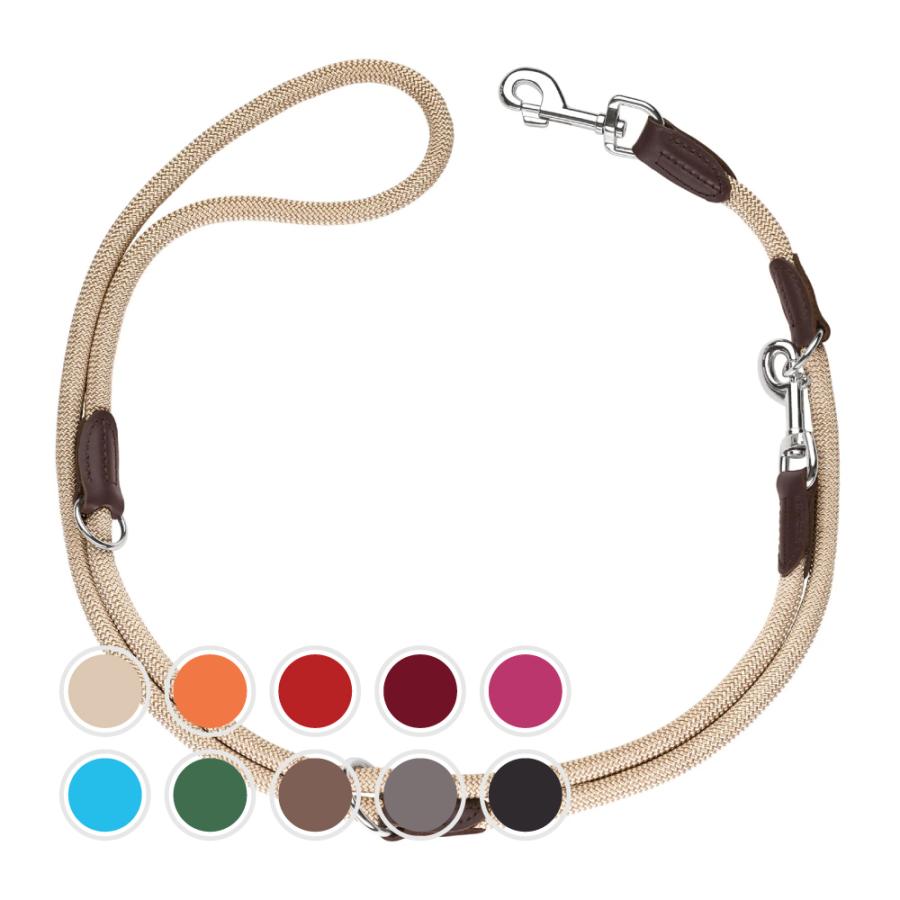 Amazon | ハンター ナイロンロープ フリースタイル 3wayリード 中型犬