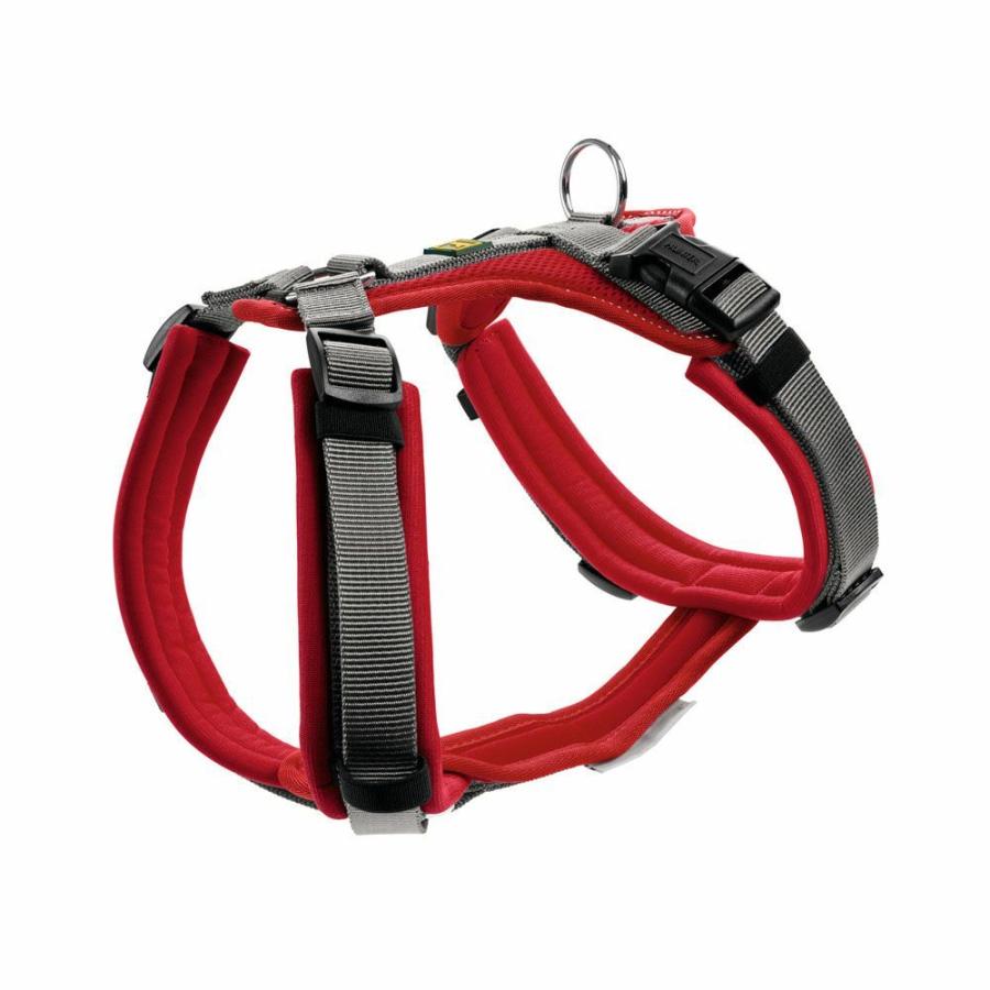 犬用品 HUNTER ハンター 犬用 ハーネス リードのセット（RED）