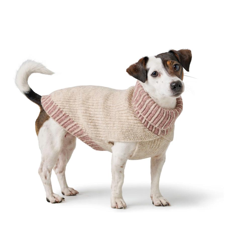 ハンター 犬用 服 ニット オーゼンセ 55 cm + 帽子セット 中型犬 防寒 セーター お揃い ドイツブランドの画像