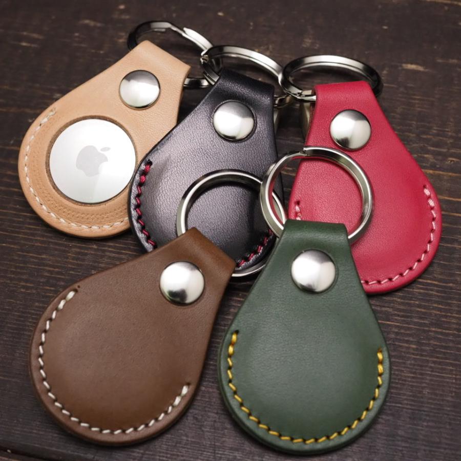 エアタグケース プレーン エアタグカバー オーダーメイド 本革レザー