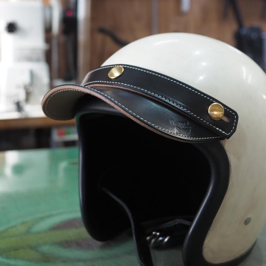 ヘルメットバイザー ダックショート 前上がりストリートスタイル 昭南