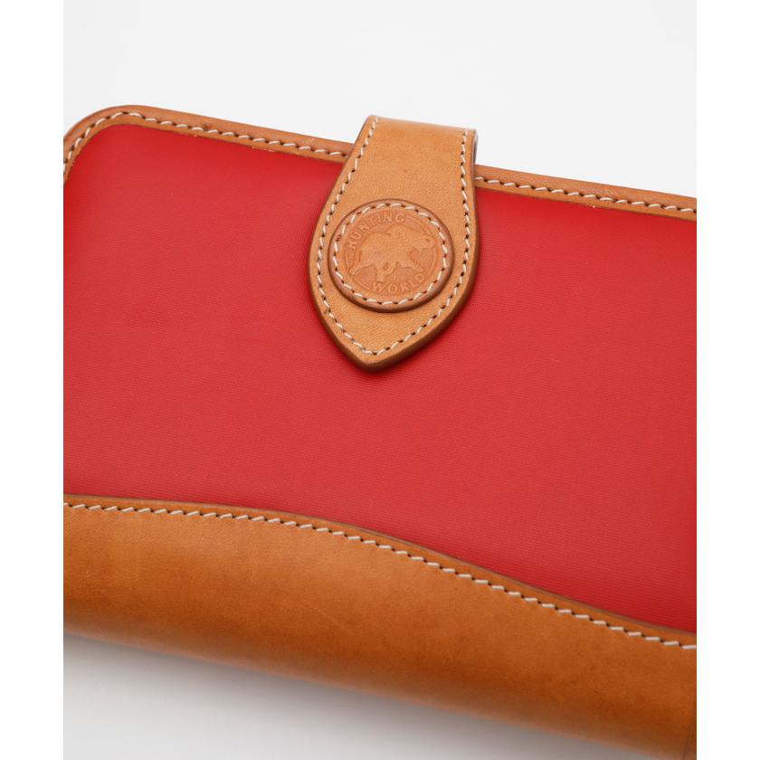 [公式] HUNTING WORLD バチューサーパス[ジップウォレット932BSS ]レッド6119010115 61190101150