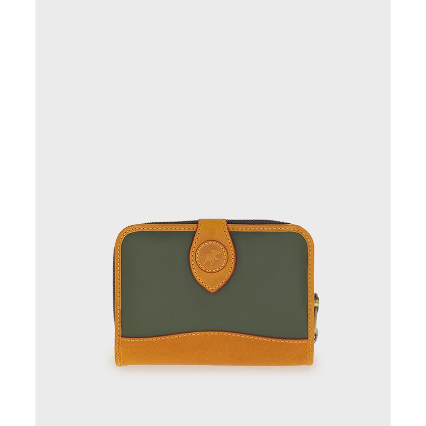 ハンティングワールド 二つ折り 折りたたみ バチュークロス ロゴ