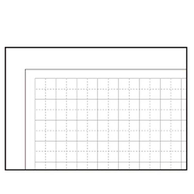 日本製 マルアイ 模造紙 白 ロール 大判 マス目 50mm 方眼紙 7mm幅 10ｍ巻 マ 10 Materialworldblog Com