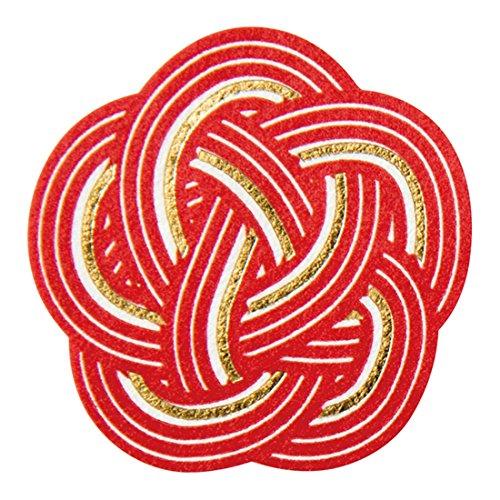 21年製 ヘッズ 日本製 水引梅結び シール ゴールド 35 35mm 100枚 Heads Ume 1s