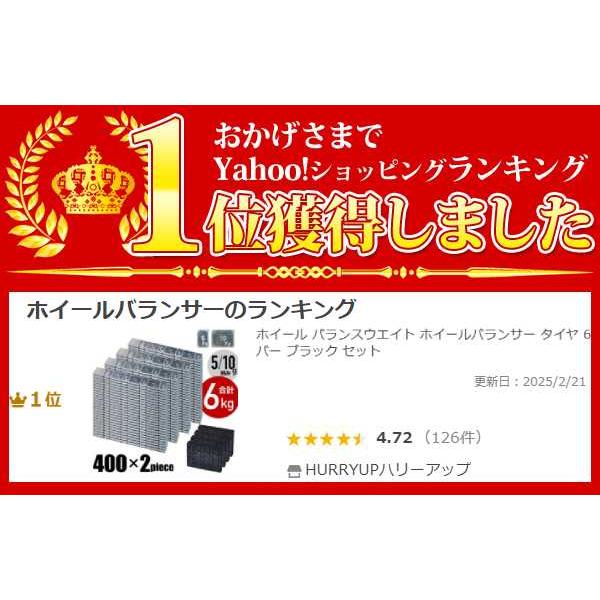 バランスウエイト 6kg 貼り付け 5kg 10g 刻み調整 バランスウェイト