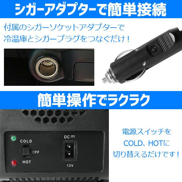 冷温庫 車載 車載冷蔵庫 小型 6L 自動車用 ポータブル冷蔵庫 保温 冷温