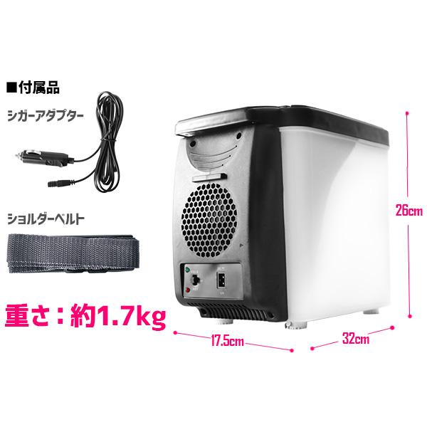 冷温庫 車載 車載冷蔵庫 小型 6L 自動車用 ポータブル冷蔵庫 保温 冷温