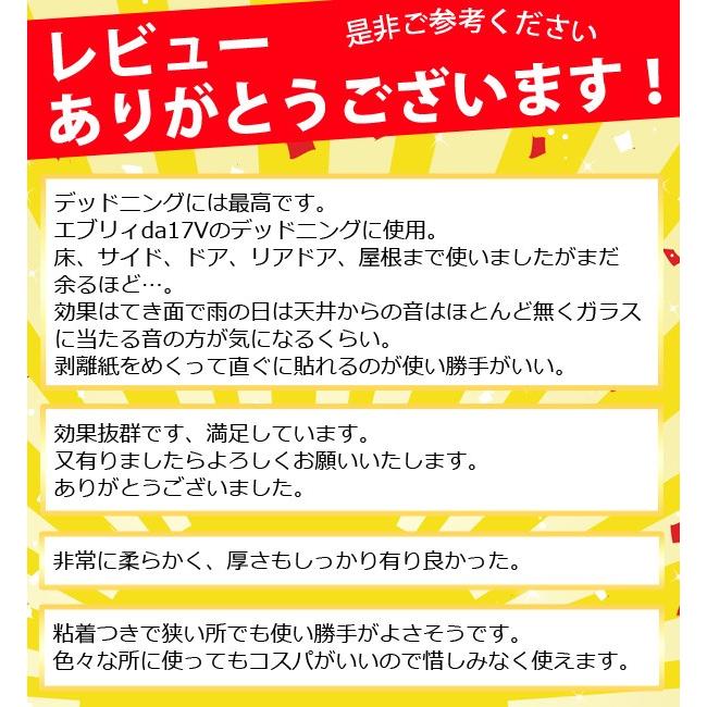 デッドニング デッドニングシート 吸音材 吸音シート デッドニング材 車 材料 粘着シート 防音 吸音 遮音 大容量 防音シート 防音材 :000000097748:HURRYUPハリーアップ - 通販 - Yahoo!ショッピング デッドニング デッドニングシート 吸音材 吸音シート デッドニング材 車 材料 粘着シート 防音 吸音 遮音 大容量 防音シート 防音材 :000000097748:HURRYUPハリーアップ - 通販 - Yahoo!ショッピング