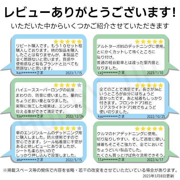 デッドニングシート 制振シート デッドニング 制振材 車 デッドニング材 材料 シールタイプ 静音 耐熱 遮音｜hurry-up｜06