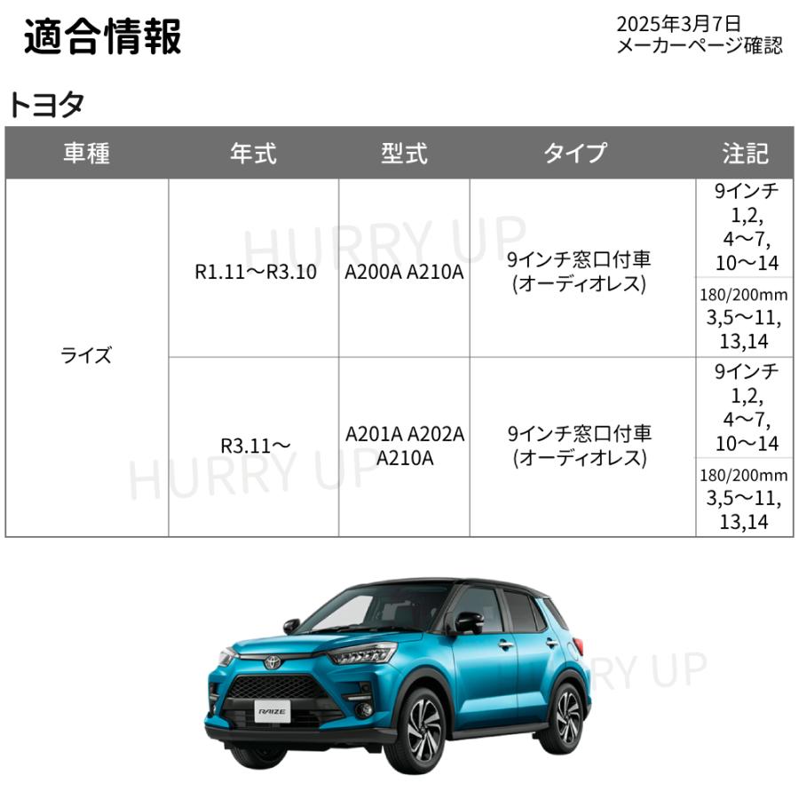 NITTO カーオーディオ 取付 キット nkk-d75d ロッキー ライズ NITTO カーオーディオ 取付 キット nkk-d75d ロッキー ライズ