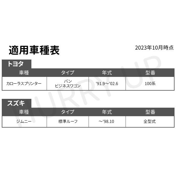 ルーフキャリア zm-300s ロッキープラス 6本脚 ジムニー カローラスプリンター 専用 ルーフラック ベースキャリア 一般物用の画像