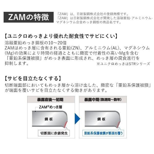 ルーフキャリア zm-301m ロッキープラス 雨ドイ挟み込みタイプ 6本脚 