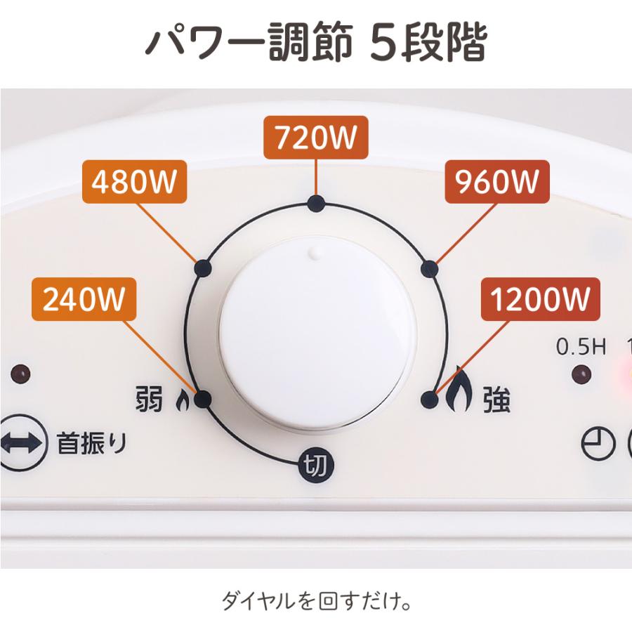 TEKNOS（テクノス） 電気ストーブ ヒーター 暖房器具 カーボンヒーター