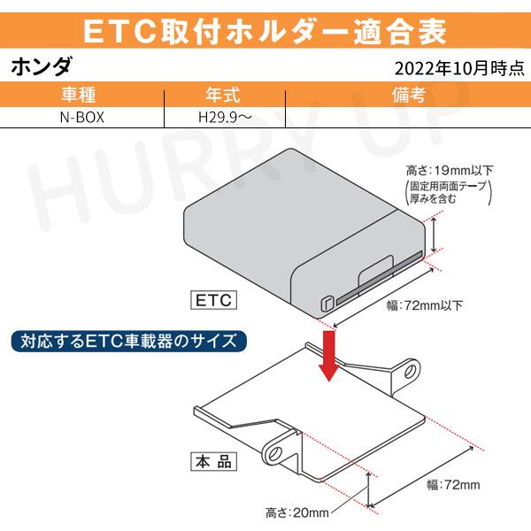 etc取付ホルダー etc取付基台 ホンダ n-box etc 設置 取付キット 取付
