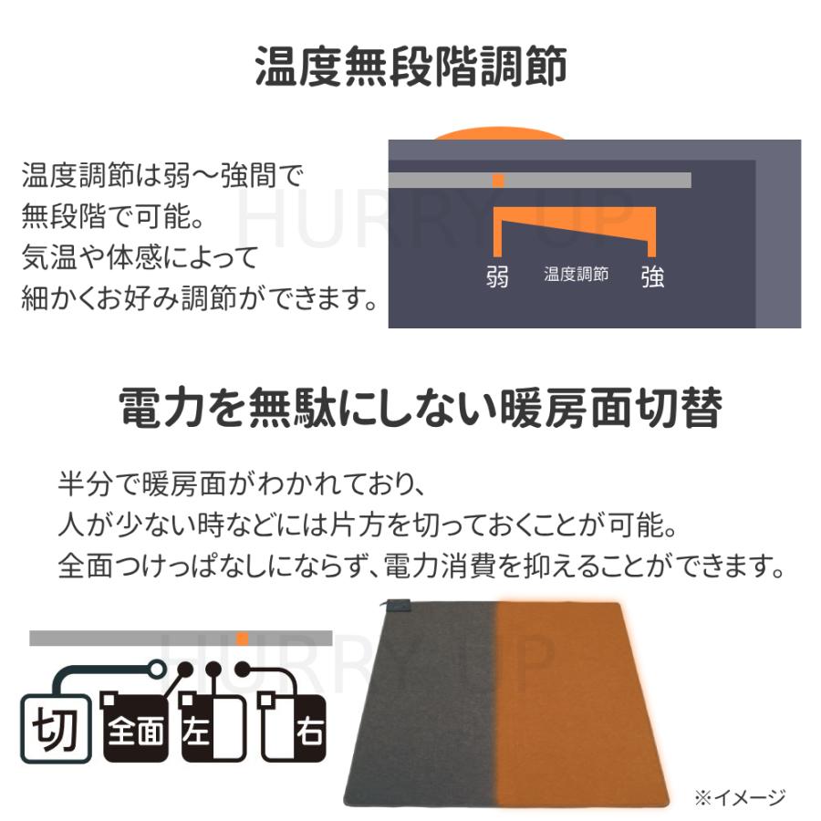 TEKNOS（テクノス） ホットカーペット 3畳 カーペット 電気カーペット