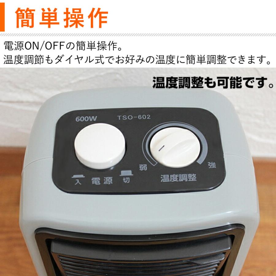 TEKNOS（テクノス） 電気温風ヒーター ミニヒーター ファンヒーター