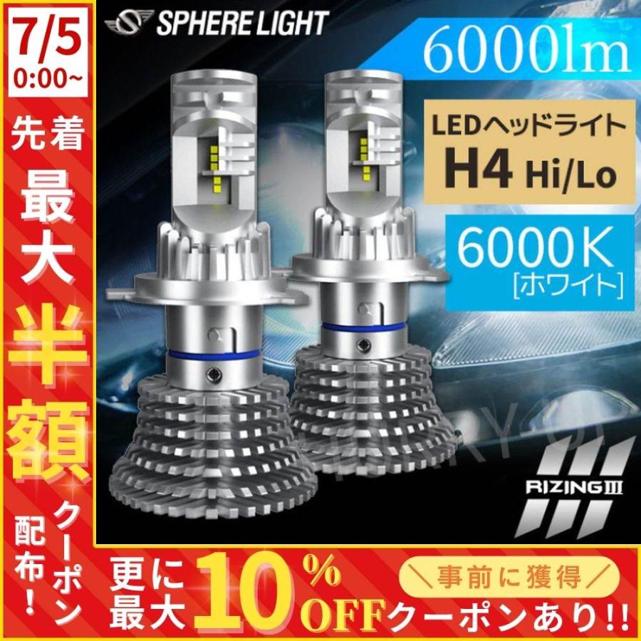 SPHERE LIGHT（スフィアライト） ヘッドライト led h4 12v ライジング3