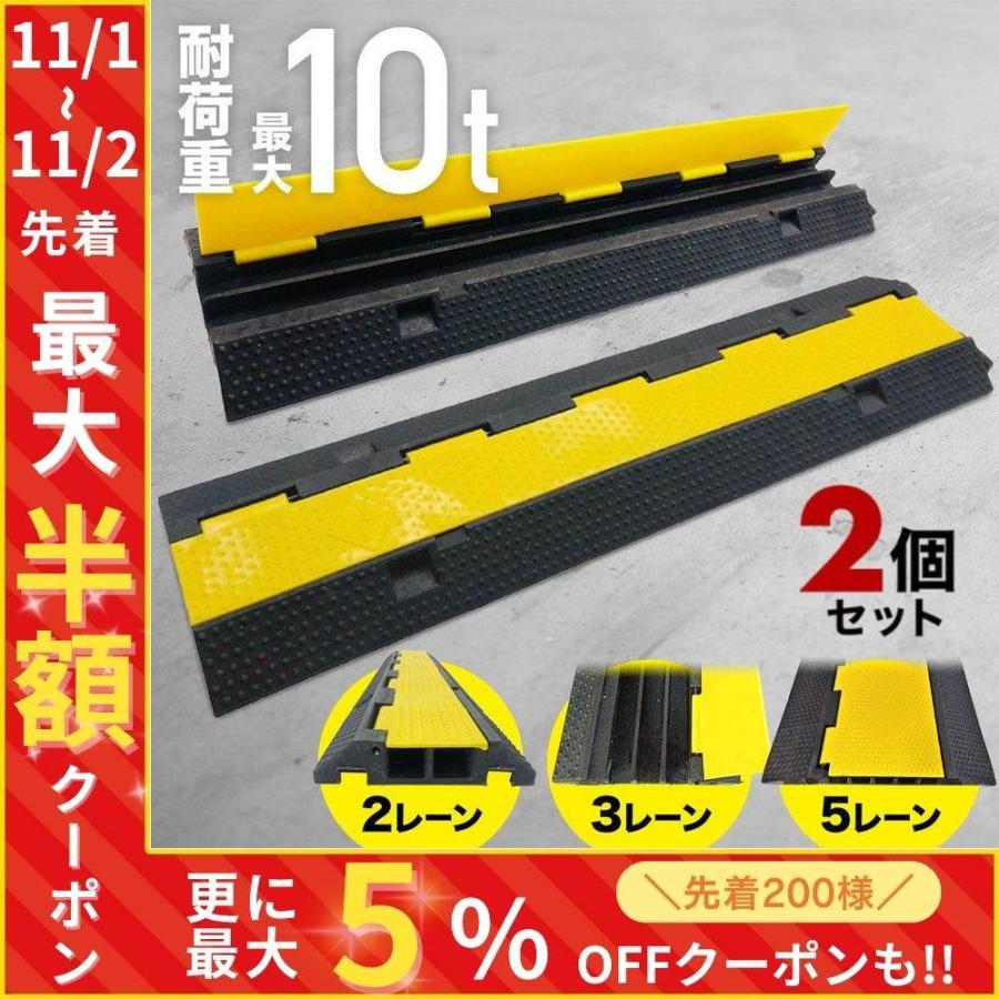 ケーブルプロテクター 屋外 コード 保護カバー 配線カバー コードプロテクター 2個セット タイプケーブルプロテクター の商品画像