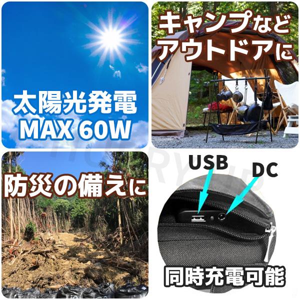 太陽光発電MAX60W 太陽光発電MAX60W