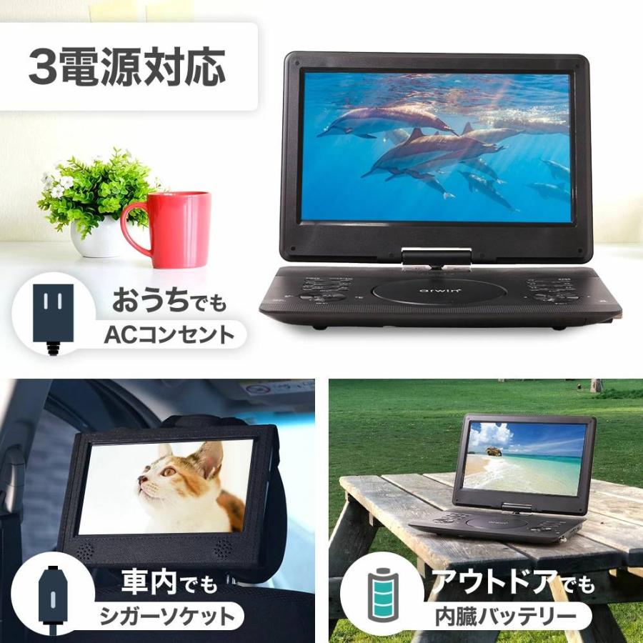 GREEN HOUSE（グリーンハウス） ポータブルdvdプレーヤー ブルーレイ 9