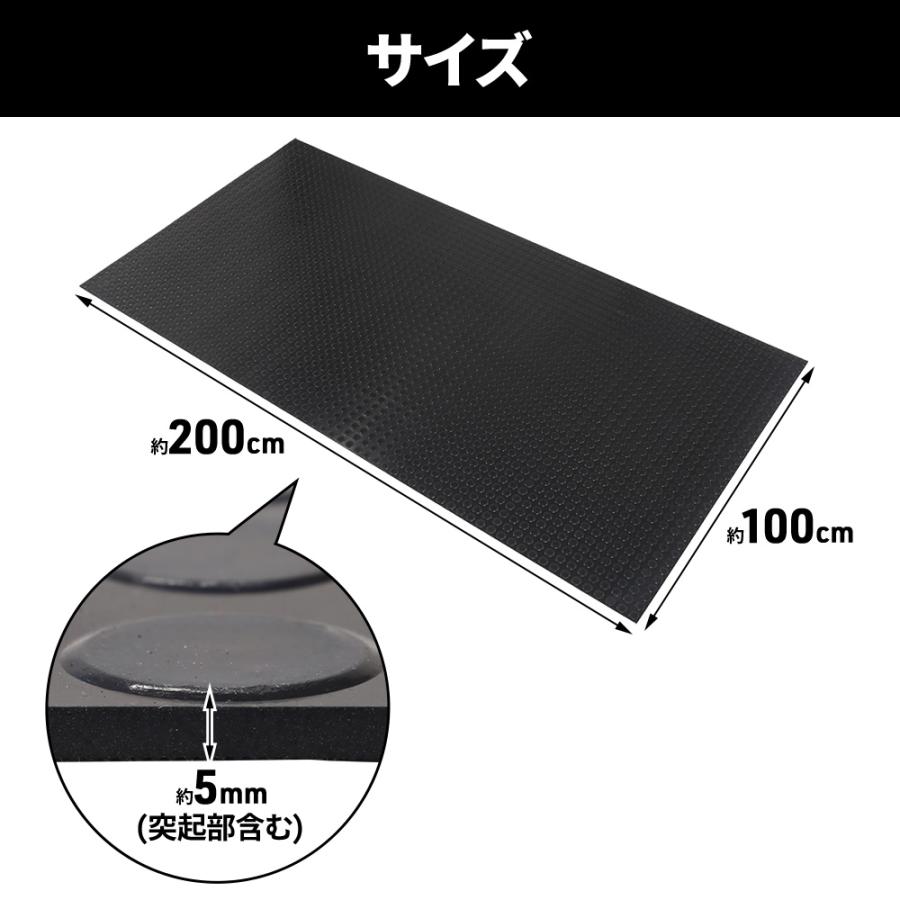 ゴムシート 5mm ガレージマット 屋外 屋内 バイク ゴムマット 駐車場