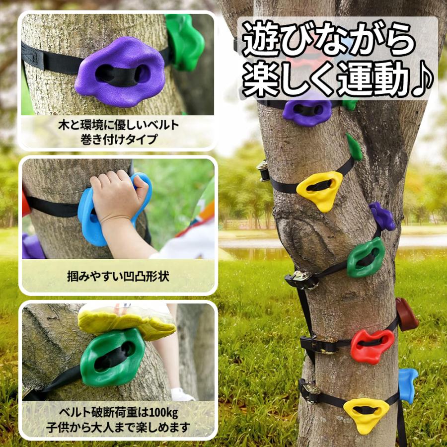 クライミングホールドセット ミックスカラー （木壁用金具付き） ミックスA クライミングホールドセット （木壁・パネル用金具付き