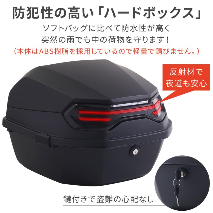 リアボックス バイク 42l バイクリアボックス バイク用リアボックス 大