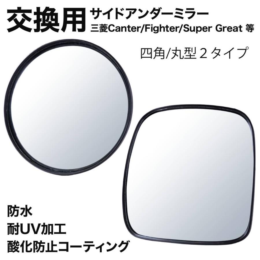 三菱 キャンター ファイター スーパーグレート 対応 アンダーミラー 