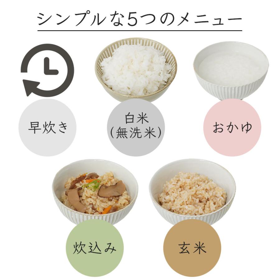 HIRO 炊飯器 5合炊き 一人暮らし 小型炊飯器 5合 コンパクト 美味しい