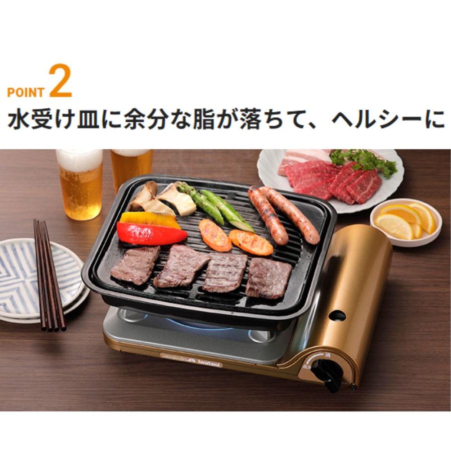 焼肉グリル 焼肉コンロ BBQ バーベキュー プレート カセットコンロ用