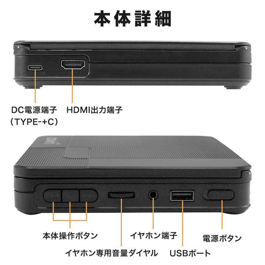 Arwin（アーウィン） dvdプレーヤー hdmi テレビ 接続 hdmi出力端子