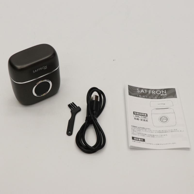 ヒロ・コーポレーション 髭剃り コンパクト usb 充電 5枚刃 メンズ