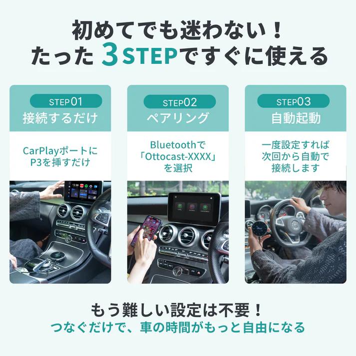 ottocast オットキャスト PCS46 ottocast OttoAibox P3 PICASOU3 