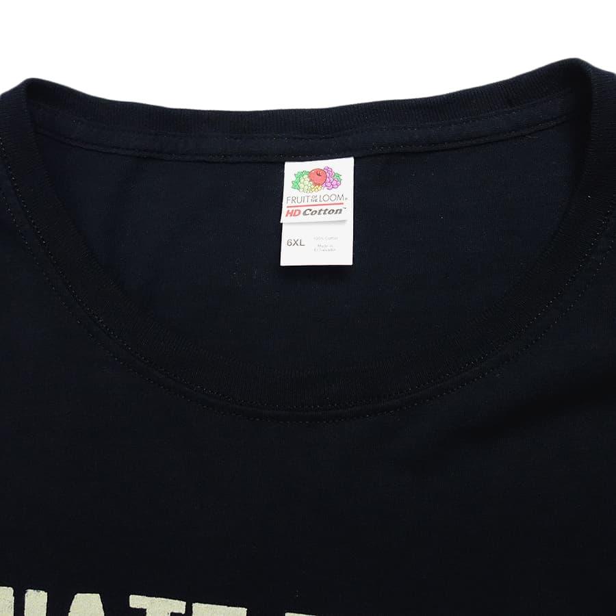 大きいサイズ プリント Tシャツ FRUIT OF THE LOOM メンズ 6XL 黒色 ティーシャツ｜hurugiyaretro｜05