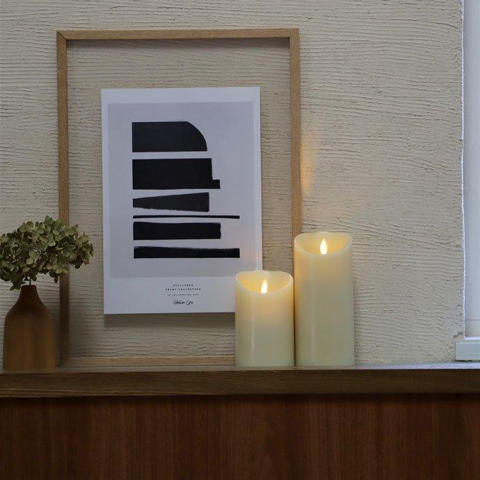 定価約6,000円 揺らぐ灯り ルミナラ アイボリー LEDキャンドル Sサイズ LED キャンドル リアル ライト S 123mm タイマー付き ゆらぎ